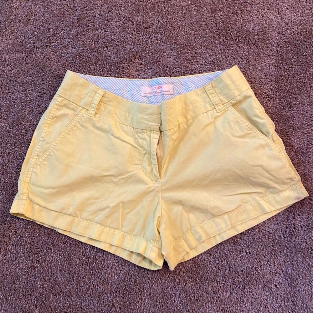 J.Crew Chino Short- Yellow